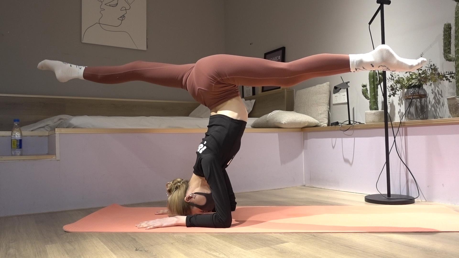 第124课 #柔软 #一字马